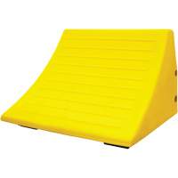 70 Ton Large Equipment Wheel Chock with Handle, Urethane, Yellow PB Rental Co. Ltd.