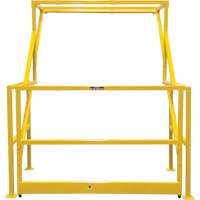 Barri&egrave;re de s&eacute;curit&eacute; pour mezzanine, 70" lo x 77" ha, 78" &eacute;lev&eacute;e, Jaune PB Rental Co. Ltd.