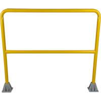 Safety Gate Railing, Steel, 48" L x 42" H, Yellow PB Rental Co. Ltd.
