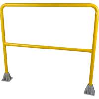 Safety Gate Railing, Steel, 48" L x 42" H, Yellow PB Rental Co. Ltd.