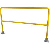 Safety Gate Railing, Steel, 72" L x 42" H, Yellow PB Rental Co. Ltd.