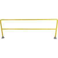 Safety Gate Railing, Steel, 120" L x 42" H, Yellow PB Rental Co. Ltd.