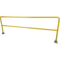 Safety Gate Railing, Steel, 120" L x 42" H, Yellow PB Rental Co. Ltd.