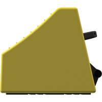 Checkers Safety Heavy-Duty Ultra Class Mining Wheel Chock, HDPE, Yellow, 14-1/2" W x 17-1/2" D x 16" H PB Rental Co. Ltd.