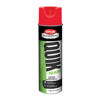 Peinture de marquage industrielle &agrave; base d'eau pour le travail en hauteur Quik-Mark, 17 oz, Canette a&eacute;rosol PB Rental Co. Ltd.