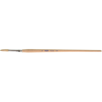 Pure White Bristle Round Marking Paint Brush, 1/4" Brush Width, White China, Wood Handle PB Rental Co. Ltd.