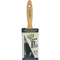 Crown Pro Straight Paint Brush, Bristle, Wood Handle, 2-1/2" Width PB Rental Co. Ltd.