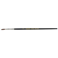 Black Pointed Bristle Artist Brush, 2.1 mm Brush Width, Camel Hair, Wood Handle PB Rental Co. Ltd.