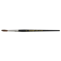 Black Pointed Bristle Artist Brush, 4 mm Brush Width, Camel Hair, Wood Handle PB Rental Co. Ltd.