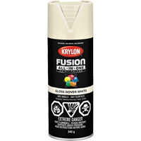 Fusion All-In-One Spray Paint, Dover White, Gloss, 12 oz., Aerosol Can PB Rental Co. Ltd.