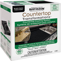Syst&egrave;me de rev&ecirc;tement mouchet&eacute; pour comptoir Countertop Transformations, 2,37 L, Trousse, Tache noire PB Rental Co. Ltd.