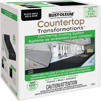 Syst&egrave;me de rev&ecirc;tement au mica pour comptoir Countertop Transformations, 1,42 L, Trousse, Mica noir PB Rental Co. Ltd.