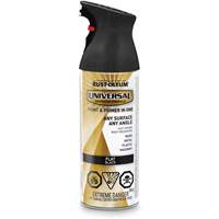 Universal&reg; Enamel Paint & Primer In One, Black, Very Flat, Aerosol Can PB Rental Co. Ltd.