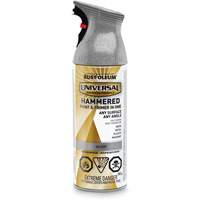 Universal&reg; Paint & Primer In One, Silver Aluminum, Hammered, Aerosol Can PB Rental Co. Ltd.