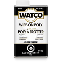 Watco&reg; Wipe-on Poly Stain, 473 ml, Clear, Gloss PB Rental Co. Ltd.