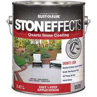 Stoneffects Quartz Stone Coating, 3.78 L, Water-Based, Textured, Grey PB Rental Co. Ltd.