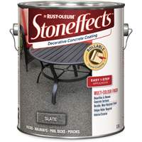 Stoneffects Decorative Concrete Coating, 3.4 L, Solvent-Based, Textured, Grey PB Rental Co. Ltd.