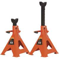 856A Jack Stands, Locking Handle/Ratchet, 6 Ton(s) Capacity, 15-1/2" - 24" H PB Rental Co. Ltd.