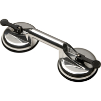 Manually Operated Hand Vacuum Cups - Double Handcup, 66 lbs. Capacity, 4-5/8", Lever, 13" Handle Length PB Rental Co. Ltd.