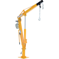 Winch Operated Truck Jib Crane, 1000 lbs. (0.5 tons) Capacity, 86-1/2" Max. Clearance PB Rental Co. Ltd.