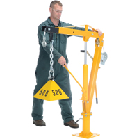 Winch Operated Truck Jib Crane, 1000 lbs. (0.5 tons) Capacity, 86-1/2" Max. Clearance PB Rental Co. Ltd.
