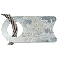 &eacute;lingue de levage &agrave; c&acirc;ble m&eacute;tallique - deux boucles PB Rental Co. Ltd.