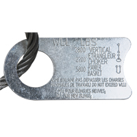 &eacute;lingue de levage &agrave; c&acirc;ble m&eacute;tallique - deux boucles, galvanis&eacute; PB Rental Co. Ltd.