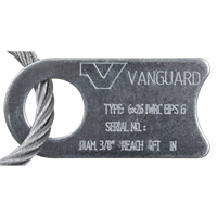 &eacute;lingue de levage &agrave; c&acirc;ble m&eacute;tallique - deux boucles, galvanis&eacute; PB Rental Co. Ltd.