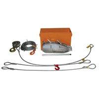 Tirfor&reg; Wire Rope Hoist TU32 Rescue Kit, 5/8" Wire Diameter, 8000  lbs. (4 tons) Capacity PB Rental Co. Ltd.
