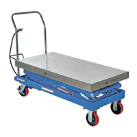 Pneumatic Hydraulic Scissor Lift Table, Steel, 47-1/4" L x 24" W, 1500 lbs. Cap. PB Rental Co. Ltd.