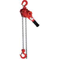 VQ Super Series Lever Hoist, 5' Lift, 2200 lbs. (1.1 tons) Capacity, Grade 100 Alloy Chain PB Rental Co. Ltd.