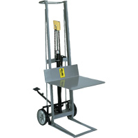 Hydraulic Platform Lift Stacker, Foot Pump Operated, 400 lbs. Capacity, 54" Max Lift PB Rental Co. Ltd.