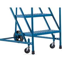 Escabeau roulant certifi&eacute; par la CSA, 5 marches, Largeur de la marche 22", Hauteur de la plateforme 46", Acier PB Rental Co. Ltd.
