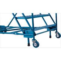 CSA-Certified Rolling Step Ladder with Locking Step, 8 Steps, 30" Step Width, 72" Platform Height, Steel PB Rental Co. Ltd.