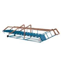 Escabeau roulant certifi&eacute; CSA avec marche verrouillable, 16 marches, Largeur de la marche 30", Hauteur de la plateforme 144", Acier PB Rental Co. Ltd.