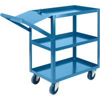 Order Picking Carts, 36" H x 18" W x 46" D, 3 Shelves, 1200 lbs. Capacity PB Rental Co. Ltd.