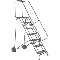 &eacute;chelles mobiles Fold-N-Store, 7 marches, Perfor&eacute;, Hauteur 70" PB Rental Co. Ltd.