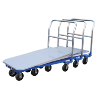 Chariot &agrave; plateforme, 48" lo x 24" la x Capacit&eacute; 1500 lb, Roues en Caoutchouc moul&eacute; PB Rental Co. Ltd.