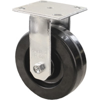 Roulettes robustes EMaxx &agrave; cheville, Fixe, 6" (152,4 mm), Ph&eacute;nolique, 1200 lb (544,3 kg) PB Rental Co. Ltd.