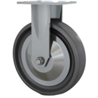Heavy-Duty Caster, Rigid, 8" (203.2 mm), Solid Elastomer, 1000 lbs. (453.6 kg.) PB Rental Co. Ltd.