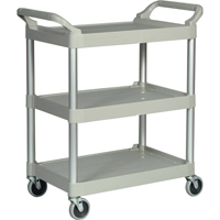 Chariot utilitaire &agrave; usage l&eacute;ger, 3 tiers, 19" x 38" x 34", Capacit&eacute; 200 lb PB Rental Co. Ltd.