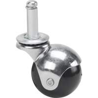 Zinc Plated Caster, Swivel with Brake, 2" (50.8mm) Dia., 200 lbs. (91 kg.) Capacity PB Rental Co. Ltd.