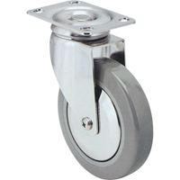 Caster, Swivel, 3" (76 mm), Rubber, 125 lbs. (57 kg.) PB Rental Co. Ltd.