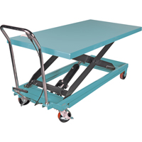 Table &eacute;l&eacute;vatrice robuste &agrave; ciseaux hydraulique, 63" lo x 31-7/8" la, Acier, Capacit&eacute; 1100 lb PB Rental Co. Ltd.