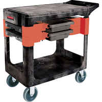Maintenance Tool Cart, 2 Drawers, 38" L x 19-1/4" W x 33-3/8" H, Black PB Rental Co. Ltd.