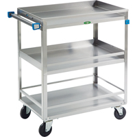 Guard Rail Carts, 3 Tiers, 19" W x 34-3/4" H x 31" D, 500 lbs. Capacity PB Rental Co. Ltd.