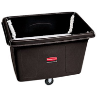 Cube Truck with Spring Platform, Polyethylene, 44-1/16" L x 31" W x 32-1/2" H, 14 cu.ft. Volume, 500 lbs. Capacity PB Rental Co. Ltd.
