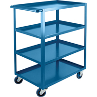 Chariots &agrave; tablettes robustes, 4 Tiers, 24" la x 48" h x 39" p, Capacit&eacute; 1200 lb PB Rental Co. Ltd.