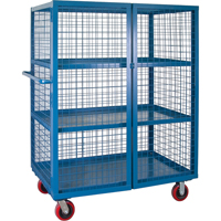 Chariot en treillis m&eacute;tallique, 3 niveaux, 51" lo x 32" la x 62,5" h, Cap. 2400 lb PB Rental Co. Ltd.