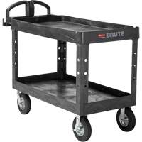 Chariot utilitaire robuste, 2 tiers, 25-1/4" x 33-1/4" x 55", Capacit&eacute; 750 lb PB Rental Co. Ltd.